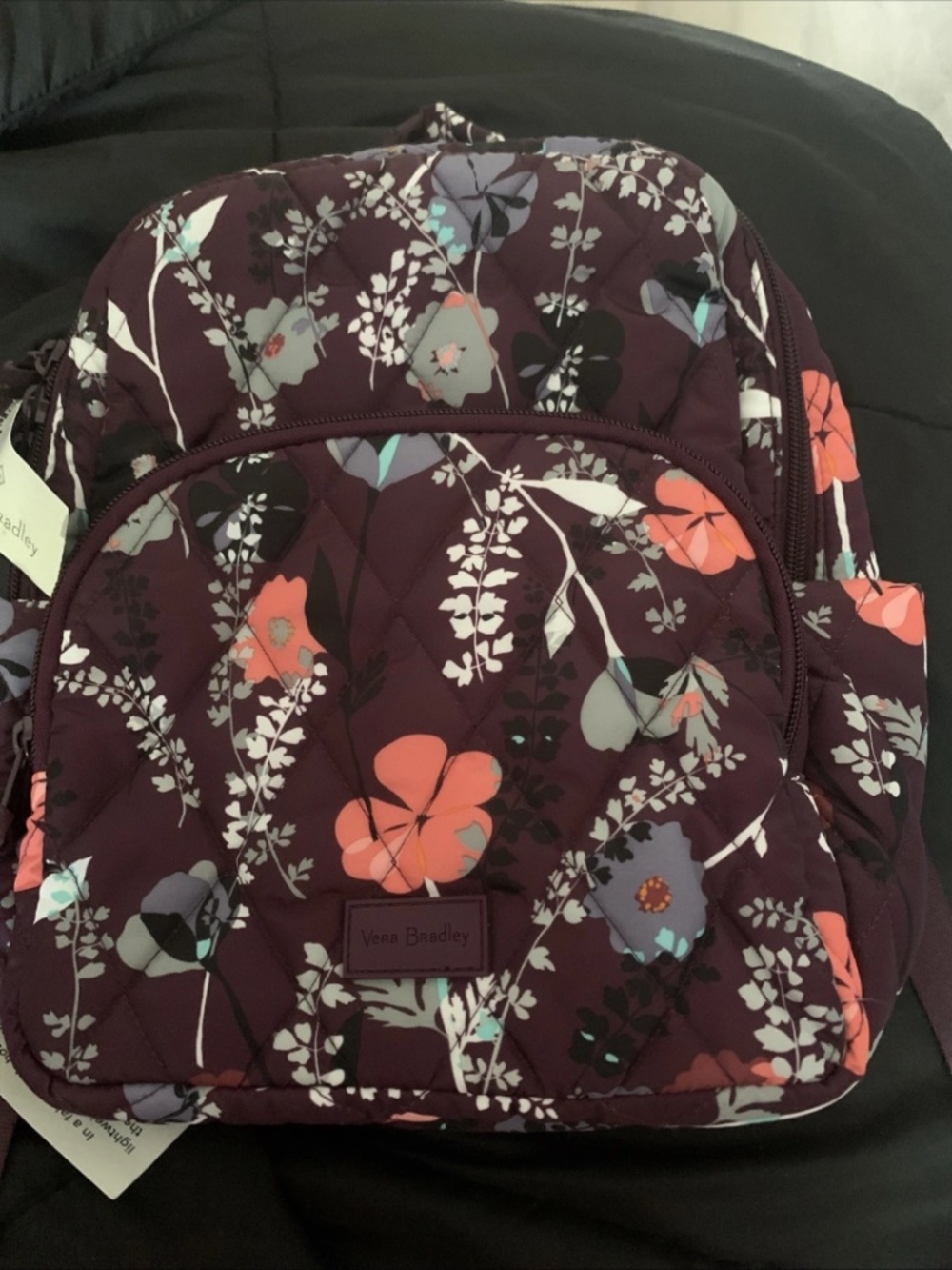 Vera Bradley Performance Twill Small Backpack - Pressed flowers (NWT)